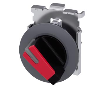 Actuators and indicators, flat, 30 mm, metal, matte