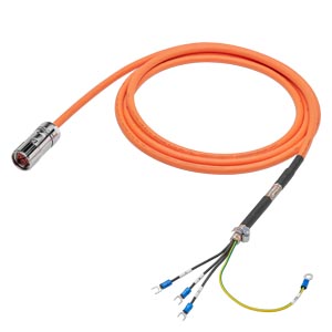Pre-assembled power cables for SINAMICS V90