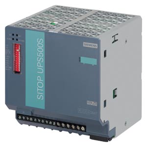 DC UPS with capacitors